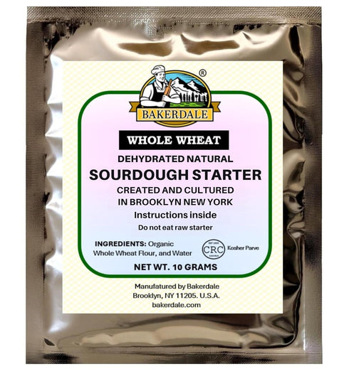 Bakerdale Dehydrated Natural Whole Wheat Sourdough Starter Culture