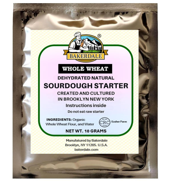 Bakerdale Dehydrated Natural Whole Wheat Sourdough Starter Culture