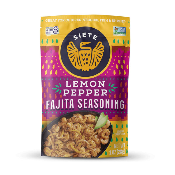 Lemon Pepper Fajita Seasoning Mix | Seasoning for Chicken, Pork, Shrimp, and