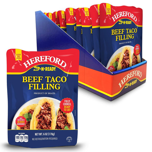 Hereford Beef Taco Filling | Shelf Stable | Halal | Fully Cooked
