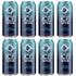 Vallary Water, Sparkling + Caffeine Blue Raspberry, with Antioxidants and Vitamins, Zero Sugar,