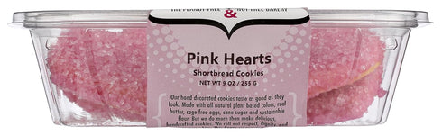 Little Raes Bakery 8.7 OZ Pink Hearts Shortbread Cookies