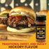 RubWise Texas Style BBQ Hickory Rub (1lb) | Meat Seasoning Spice & Dry Rub for Smoking and Grilling | Brisket Rub for Smoker, Chicken, Ribs, Pork | Hickory Smoke Powder Designed for Pellet Grill Barbecuing (No MSG)