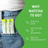 Aiya Matcha To Go Single Serve Packs, Ceremonial Grade Pure Matcha Green Tea Powder (10 Count)