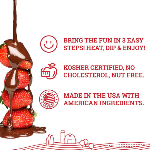5LB (Pack 1) Hoosier Hill Farm Chocolate Melting Wafers