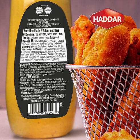 12oz (2 Pack) Haddar Dijon Mustard | Creamy & Smooth Sandwich Spread, Great for Recipes