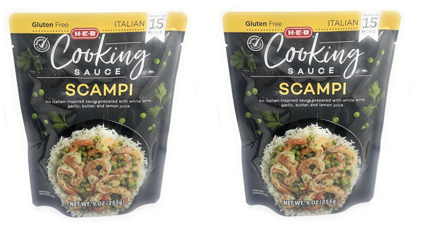H-E-B HEB Cooking Sauce Mixes - 2 packages (Scampi 9oz)