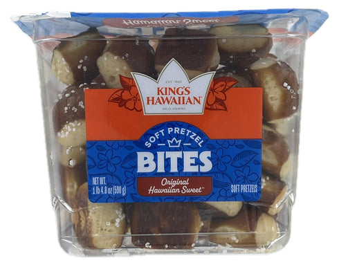 King's Hawaiian 20.8 oz Soft Pretzel Bites, Original Hawaiian Sweet