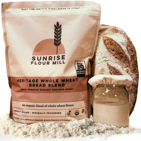 Sunrise Flour Mill Heritage Whole Wheat Bread Blend - 2 lb |