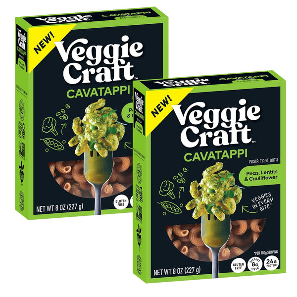 Veggiecraft Farms Cavatappi Pasta - Gluten Free Cavatappi, High Protein Plant Based