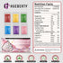 Huebeaty 6-in-1 180g Dye Free Rainbow Sanding Sugar Sprinkles Natural Edible Sprinkles for Cake Decorating and Baking