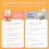 30+ 2.75oz Katys Peach Bellini Loose Tea - Apple, Peach & Mango - Light Herbal Fruit Tea, Caffeine-Free, Sugar-Free