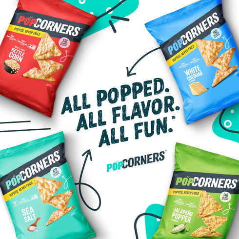 1 (Pack 20) (Packaging PopCorners Popped Corn Snacks, Kettle Corn, Ounce of May Vary)