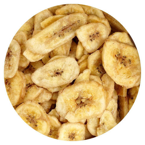 Dried Banana Chips, 2 Pound Bag Banana Chips, Dried Fruit, Dehydrated Bananas,
