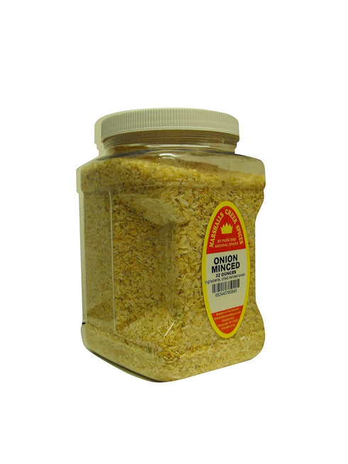 Family Size Marshalls Creek Kosher Spices (st24) Onion Minced Seasoning, 32 Ounce