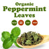 8 Food to Live - Organic Peppermint Leaves, Ounces Dried, Cut & Sifted. Non-GMO. Caffeine-free. Non Irradiated. Good