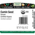 Frontier Herb Organic Ground Cumin Seed, 16 oz