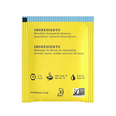 100 (Packaging Stash Tea Chamomile Nights Herbal Tea, Box of Tea Bags May Vary)