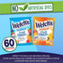 0.8oz Packs (Pack 60) Welch's Fruit Snacks, Mixed Fruit & Mango Peach Snack Box, Gluten Free, Snack