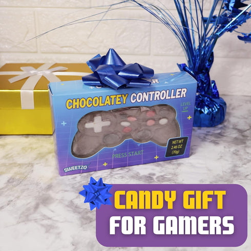2.46 Chocolatey Video Game Controller, Easter Basket Stuffer Candy Gift for Gamers, Ounces