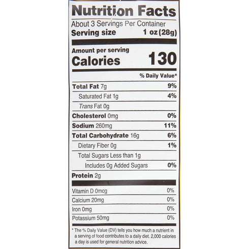 3 oz (Pack 6) Sensible Portions Garden Veggie White Cheddar Flavored Baked Corn Puffs