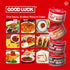 6 GOOD LUCK Hot Sauce, Spicy Chili Oil with High-Grade Chopped Chili Cans Chili Paste, Vegan-Friendly, Ideal for Daily