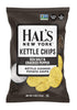 Hal's New York 5 Oz (Pack 6) Kettle Cooked Potato Chips, Sea Salt & Cracked Pepper