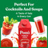 25.36 oz (Pack 6) 100% Pom Tomato Juice fl of - Made from Fresh Italian Pomi Tomatoes - Low Sodium Tomato Juice