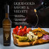 500ML Fancy Peasant Everything Olive Oil, Bottle of Greek Extra Virgin Olive Oil, Polyphenol Rich EVOO with Olives from
