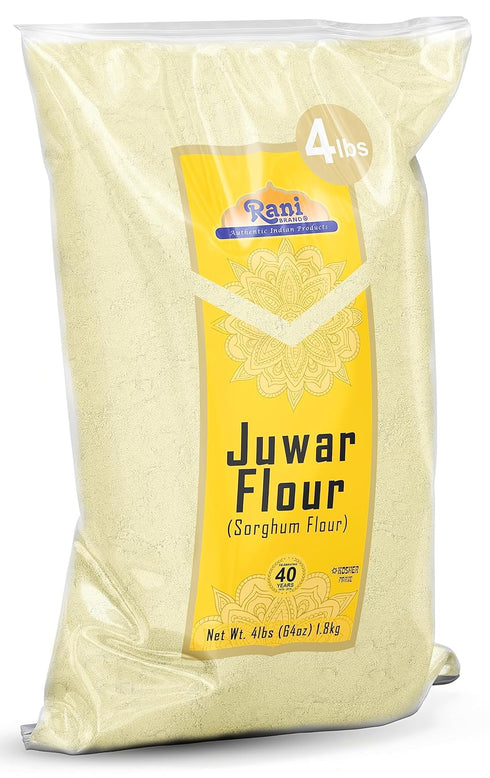 64oz (4lbs) 1.81kg Rani Juwar (Sorghum) Flour Bulk ~ All Natural | Vegan | Gluten Friendly | NON-GMO | Kosher | Indian
