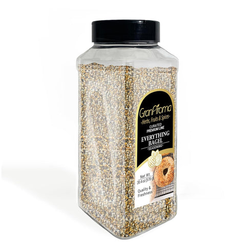 GranAroma Everything Bagel Seasoning, 20.4 oz, Spices & Seeds, Delicious Seasoning Mix, Crunchy
