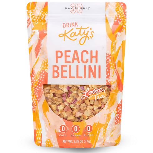 Katys Peach Bellini Loose Tea - Apple, Peach & Mango - Light