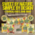 100% Pack, 12 Aycana Sweet & Simple Selection Box Dried Fruit Crunchy Banana, Pineapple, Mango, Strawberry Gluten-Free