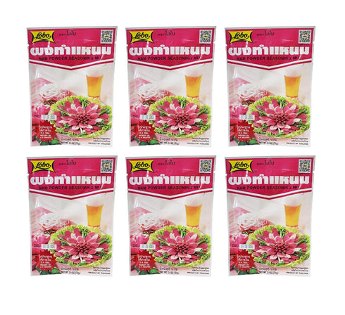 Lobo Thai Nam Powder Seasoning Mix, 6 Pack (Total of 14.4 oz)