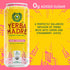 150mg 15.5 Oz (Pack 12) Yerba Madre Organic Yerba Mate, Low Sugar Berry Lemonade, Natural Caffeine, Energy Drink
