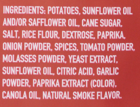 5 BOULDER CANYON Potato Chips, BBQ, Ounce