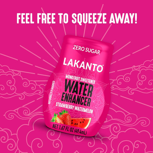 (1.67 oz Pack 6) Lakanto Sugar Free Water Enhancer - Sweetened with Monk Fruit Sweetener and Erythritol, On the Go