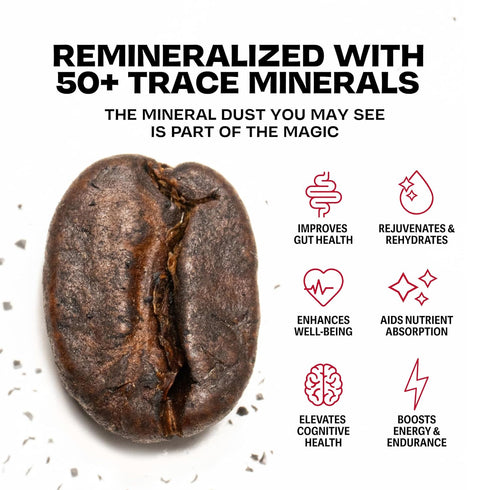 10.9 Danger Coffee by Dave Asprey, Remineralized, Mold Free & Lab Tested Swiss Water Decaf Whole Bean Coffee, Medium