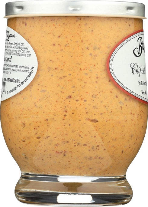 9 Braswells, Mustard Smokey Chipotle, Ounce