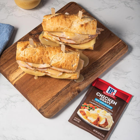 30% 0.87 oz (Pack 12) McCormick Less Sodium Chicken Gravy Mix