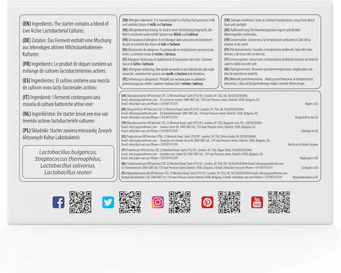 (Pack 3 NPSelection Starter Cultures for L.Salivarius and L. Reuteri Homemade Yogurt of sachets)