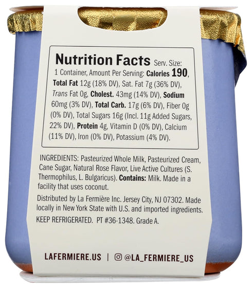 La Fermiere 4.9 , Yogurt Rose, Ounce