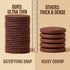 6.35oz (180g) Vloong Ultra-Thin Cocoa & Chocolate Thin Crackers with Real Melted Chocolate Chips, Premium Gourmet Sweet