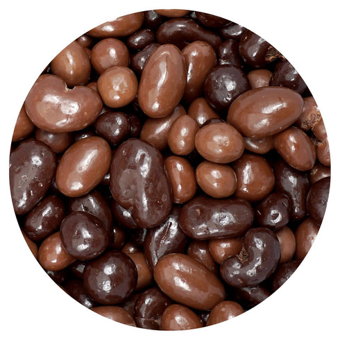 Bridge Mix, 2 Pound Bulk Bag, Milk and Dark Chocolate Covered Raisins,