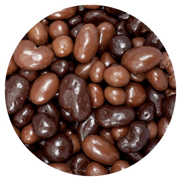 Bridge Mix, 2 Pound Bulk Bag, Milk and Dark Chocolate Covered Raisins,