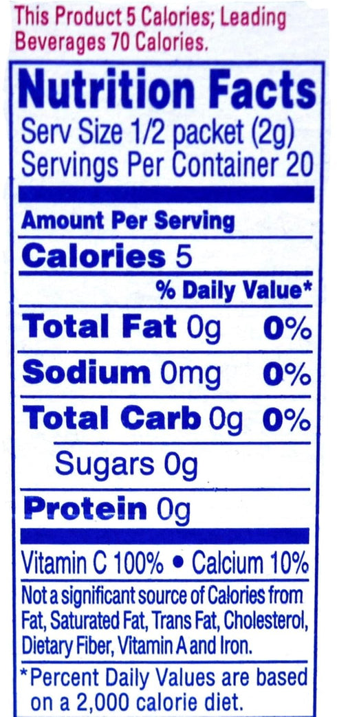 10 Count (Pack 1) Crystal Light, Drink Mix Classic Orange