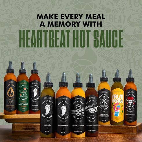 6 oz. 3 pack Heartbeat Hot Sauce Co. | Camp Sauce
