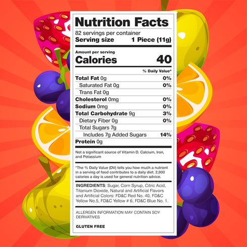 2 Pack (80 Count) Fruit Lollipops - Pound Bulk - Assorted Fruit Flavored Hard Candy - Hard Candy Individually Wrapped