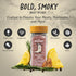 4oz The Salted Roots - Red Wine Salt - Bold & Smoky Seasoning - Infused with Red Wine, Peppercorn, Garlic & Lemon