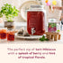 Organic India Tulsi Hibiscus Herbal Tea - Holy Basil, Stress Relieving, Immune Support, Vegan, USDA Organic, 18